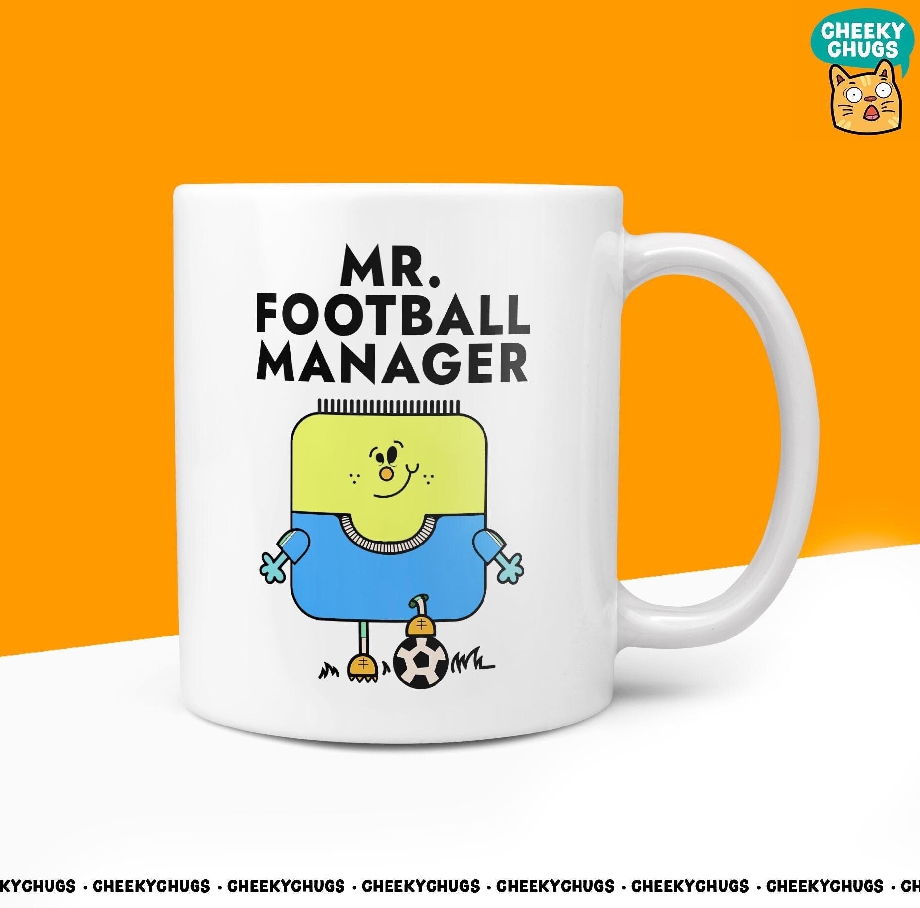 Novelty MR FOOTBALL MANAGER 10oz Coffee Mug Funny Men Him Male Team Cup For Christmas Birthday Gift Present Friend Thank You Mugs - CheekyChugs