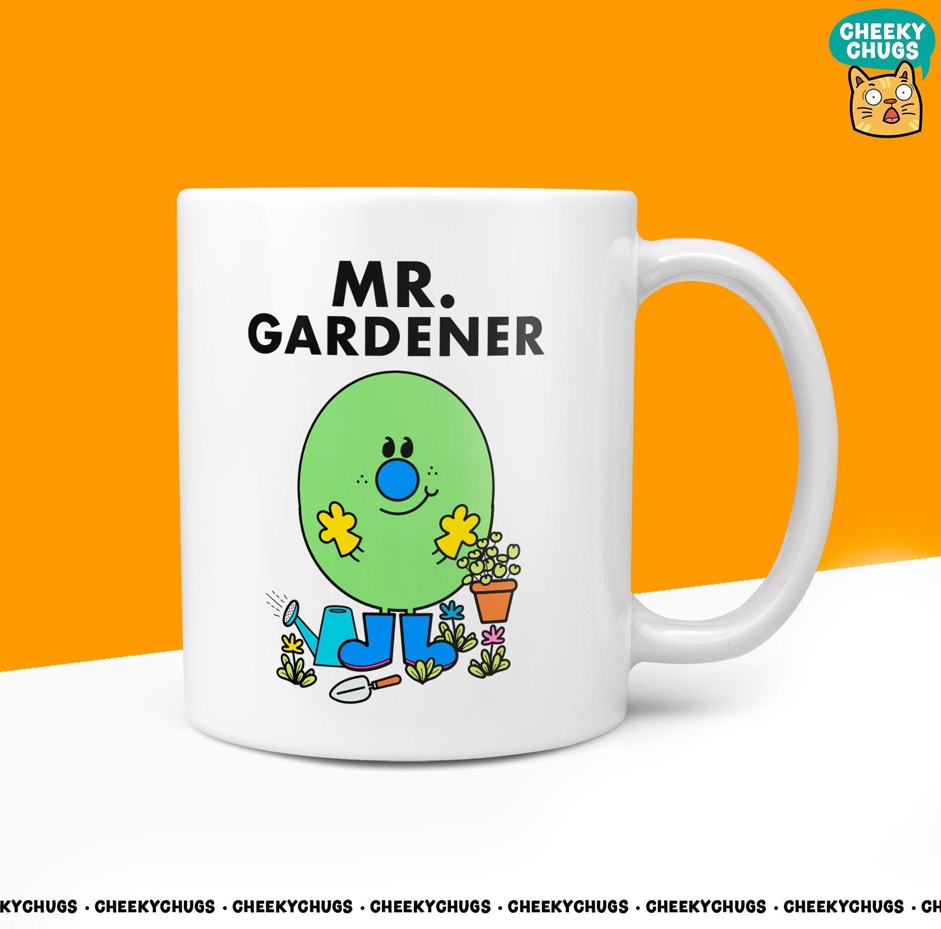 Novelty MR GARDENER 10oz Mug Funny Novelty Men Dad Grandad Fathers Day Birthday Christmas Gifts Family Present For Her Coffee Cup - CheekyChugs