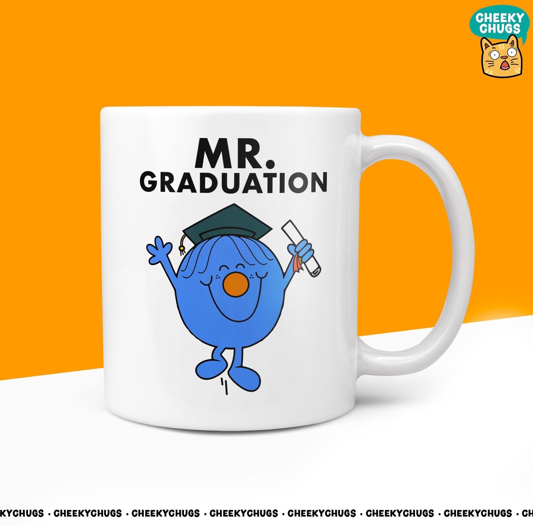 Novelty Mr GRADUATION Mug Funny Men Mr Him Gift Secret Santa Present Unique Ceramic Novelty Office Birthday Christmas 10oz Coffee Tea Cup - CheekyChugs