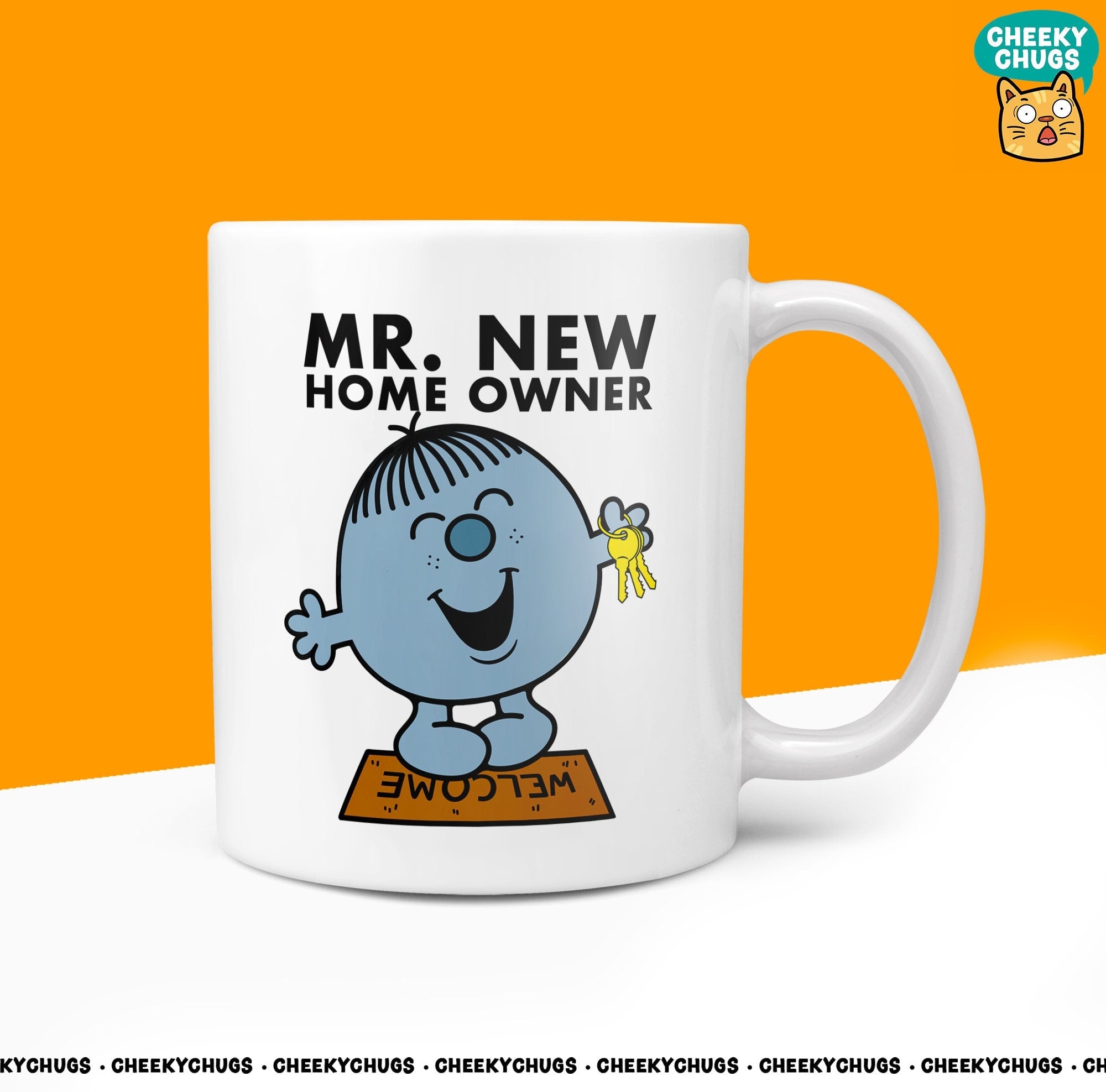 Novelty Mr HOME OWNER Mug Funny Men Mr Him Gift Secret Santa Present Unique Ceramic Novelty Office Birthday Christmas 10oz Coffee Tea Cup - CheekyChugs