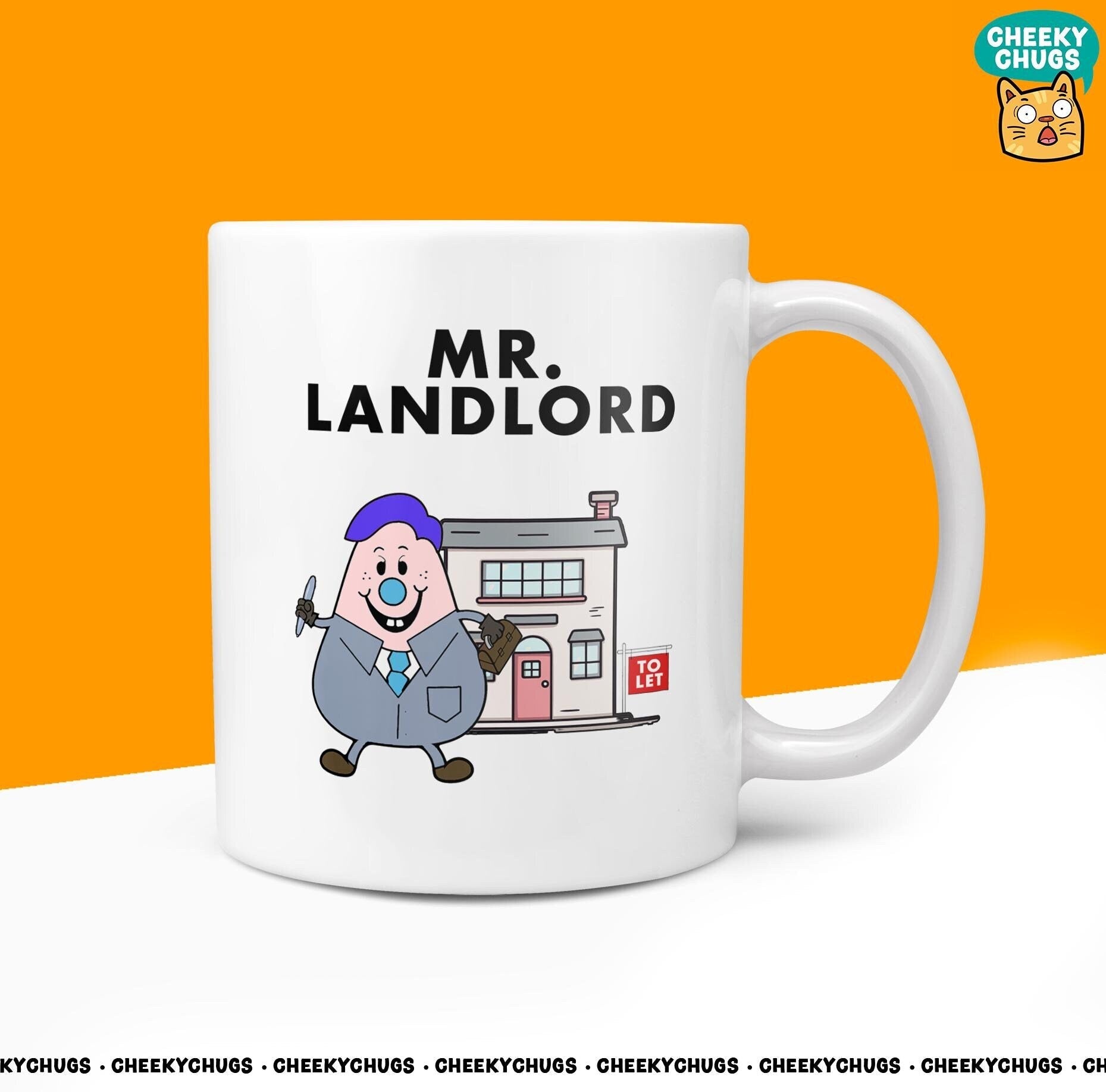 Novelty MR LANDLORD 10oz Coffee Mug - Funny Mr Male Cup For Christmas Birthday Gift Present Friend Coffee Mugs - CheekyChugs