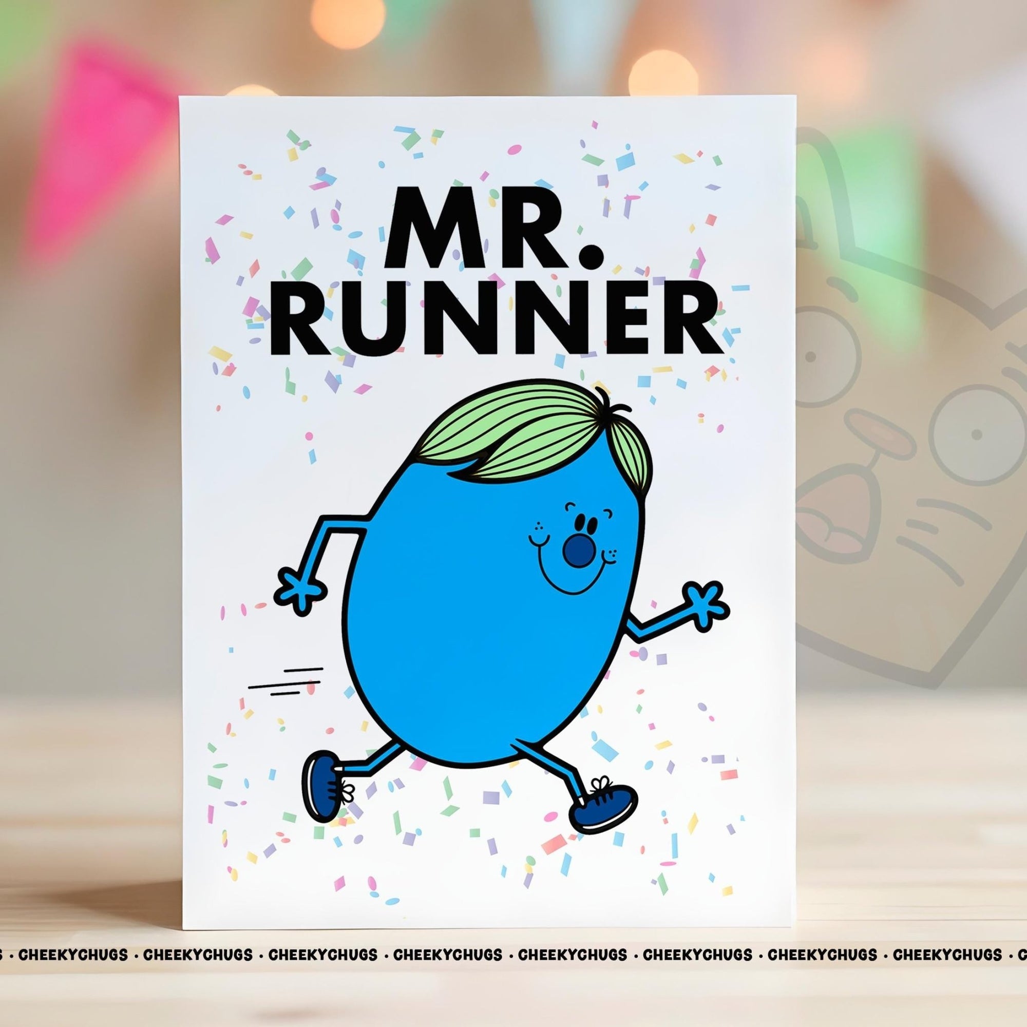 Novelty Mr Runner Greeting Card For Him Men Friend Family Brother Birthday Running Christmas 21st, 30th, 40th, 50th, 60th - CRD - CHUGS - 010 - CheekyChugs