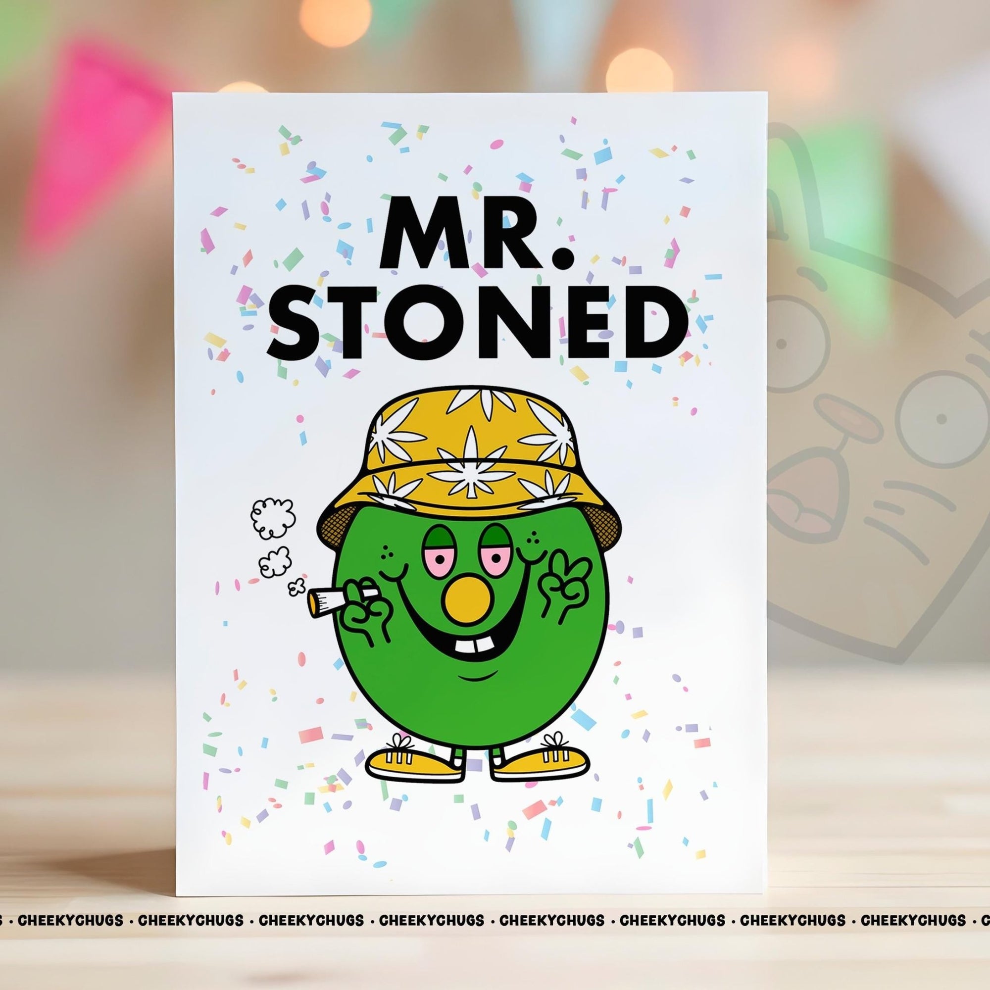 Novelty Mr Stoned Greeting Card For Him Men Friend Family Brother Birthday Christmas 21st, 30th, 40th, 50th, 60th Him - CRD - CHUGS - 006 - CheekyChugs