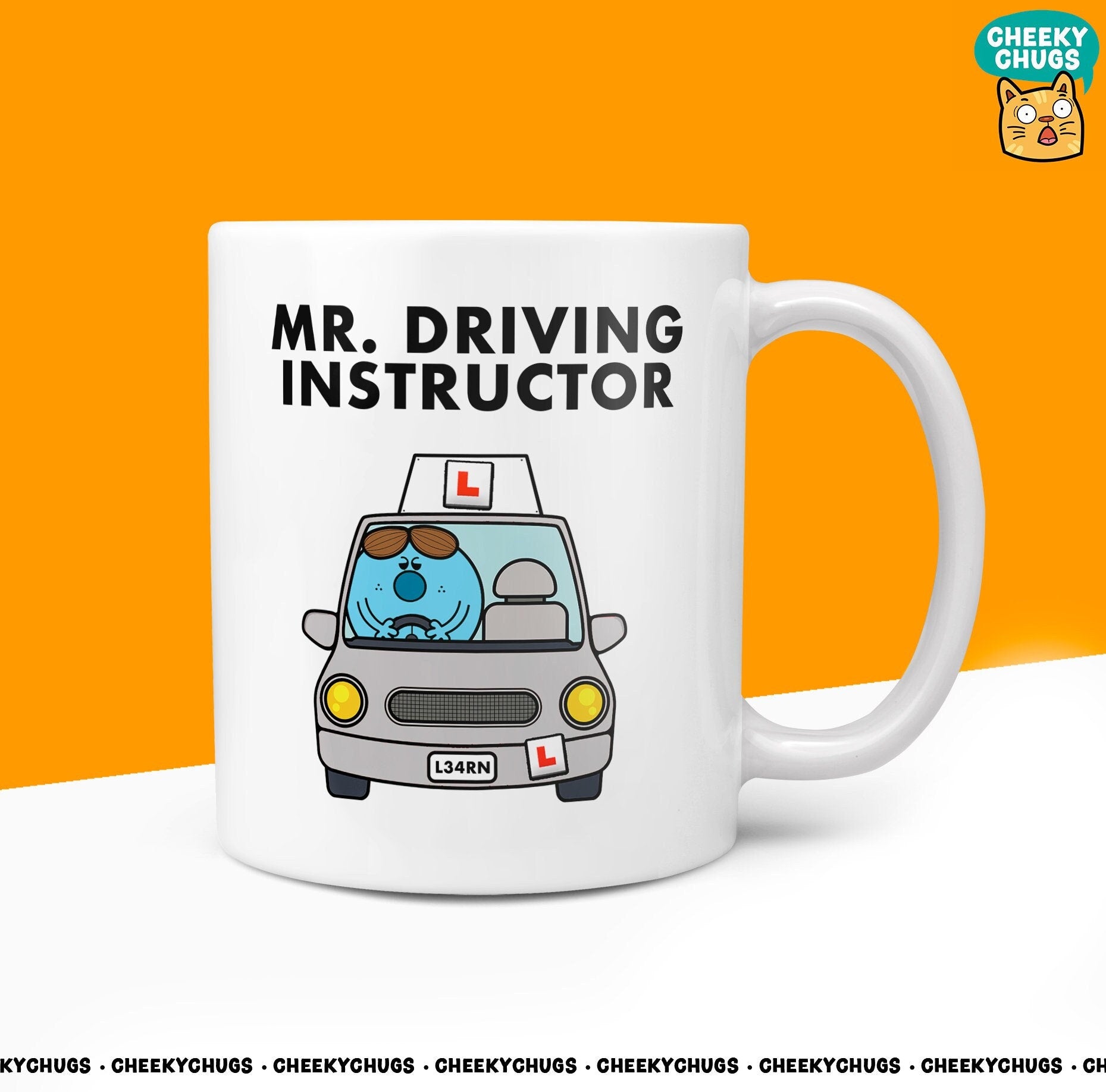 Unique MR DRIVING INSTRUCTOR Mug - Funny Mens Gift for Driver - Secret Santa Birthday Christmas Men Present Thank You Passed Test - CheekyChugs