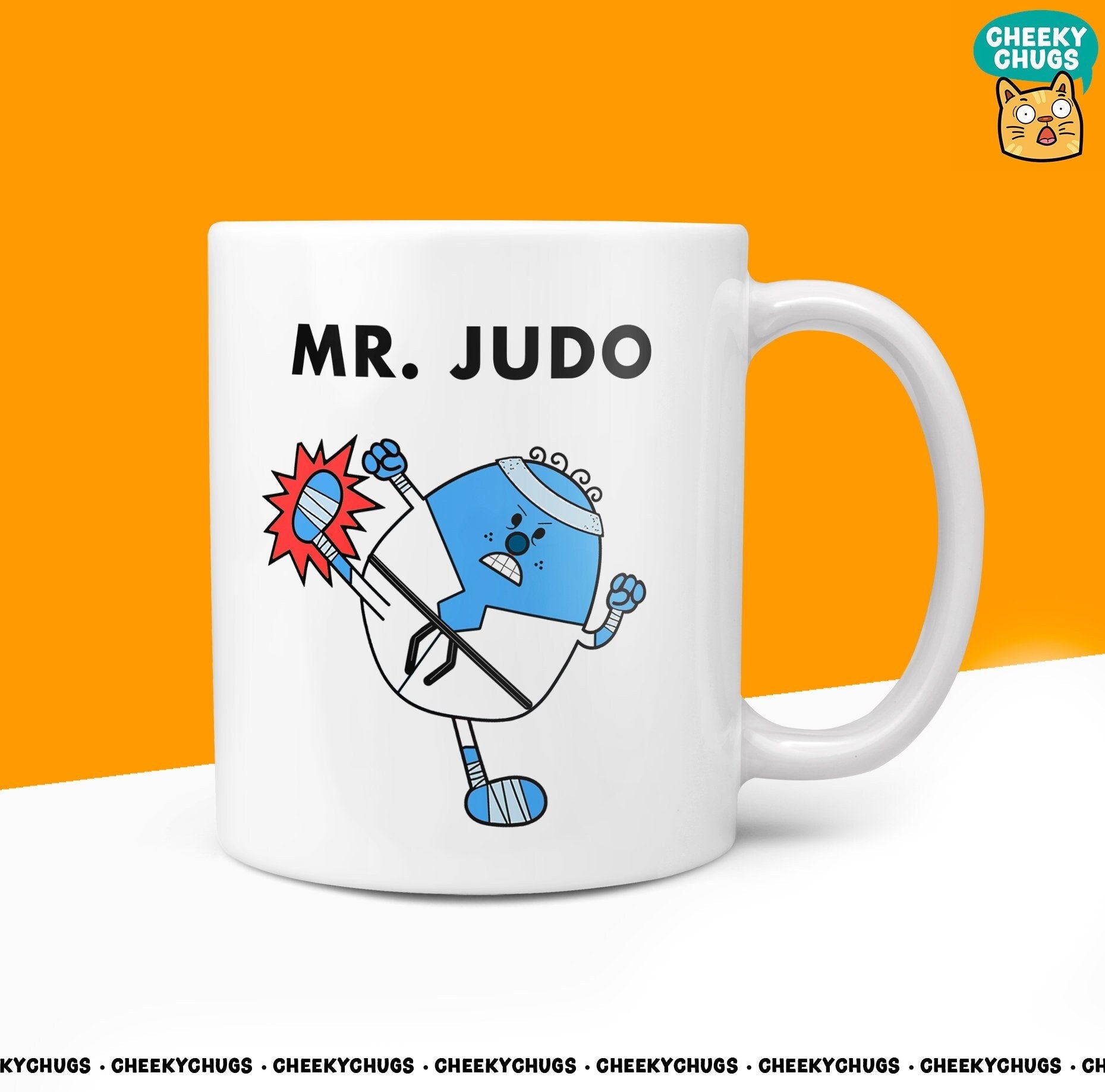 Unique MR JUDO Mug - Funny Mens Gift for Judo Class - Secret Santa Birthday Christmas Men Present Judo Belt Class Teacher Boys - CheekyChugs