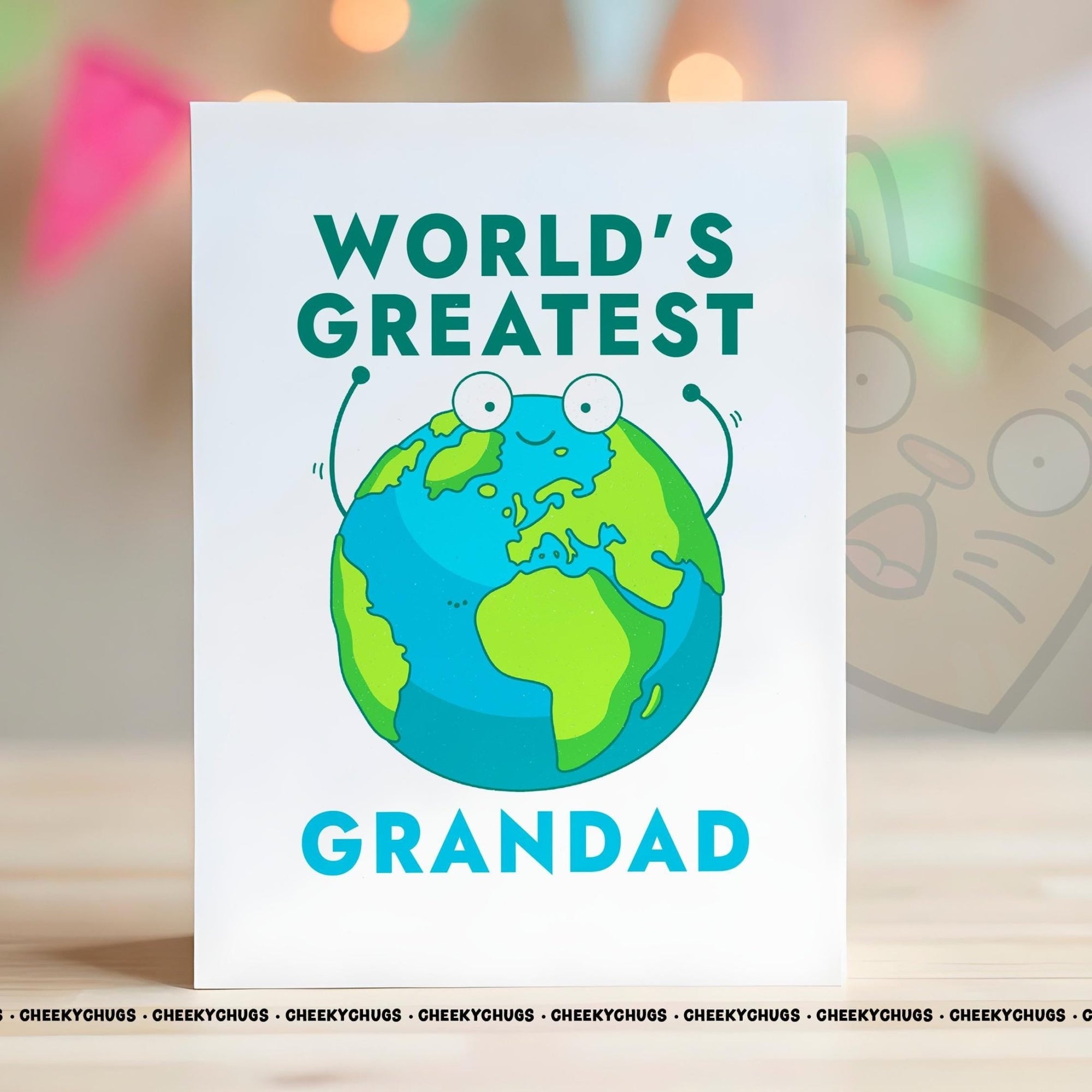 WORLD'S GREATEST GRANDAD Birthday Greeting Card For Him Men Dad Novelty Grandad 50th 60th 70th 80th Card Ideas 0194 - CheekyChugs